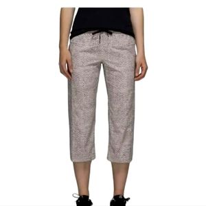 Lululemon Animal Print Drawstring Stretch Pants Sz 4